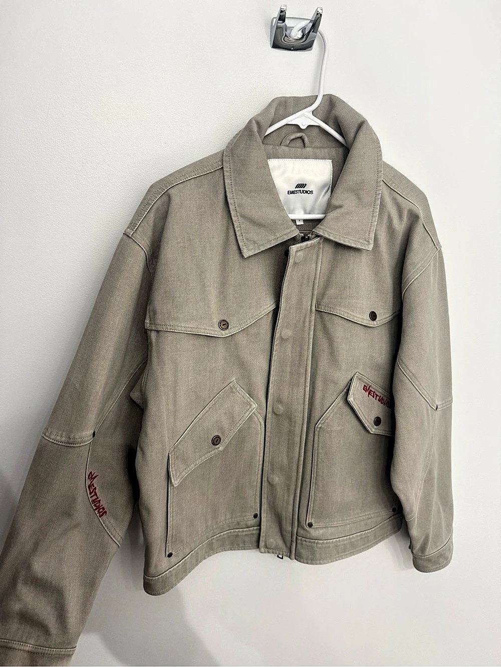 Eme Studios Utility Jacket in Gray Like New